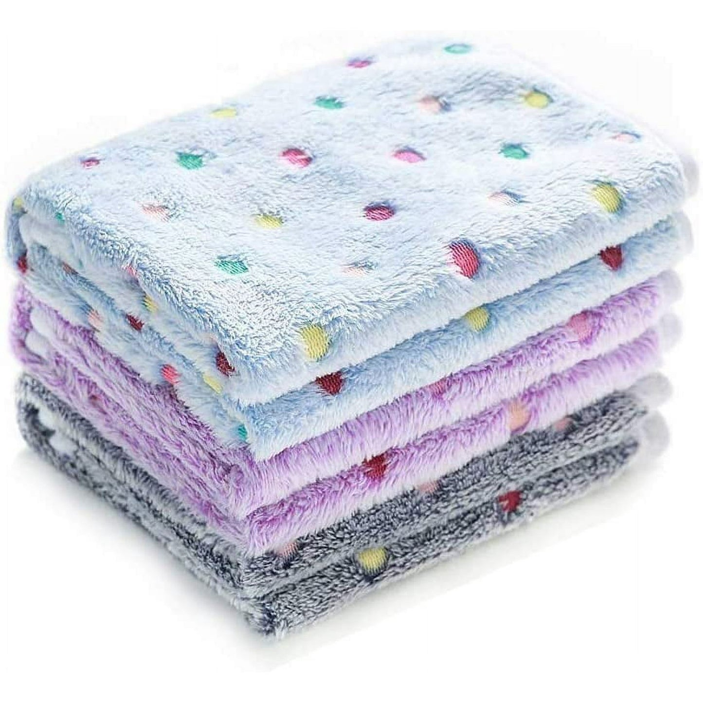 1 Pack 3 Soft Pet Dog Blanket Small Dog Cat Warm Blanket Sleep Mat