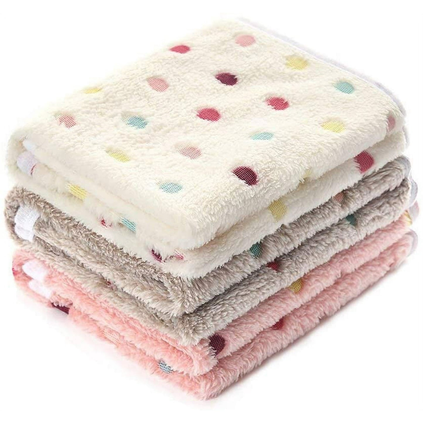 1 Pack 3 Soft Pet Dog Blanket Small Dog Cat Warm Blanket Sleep Mat
