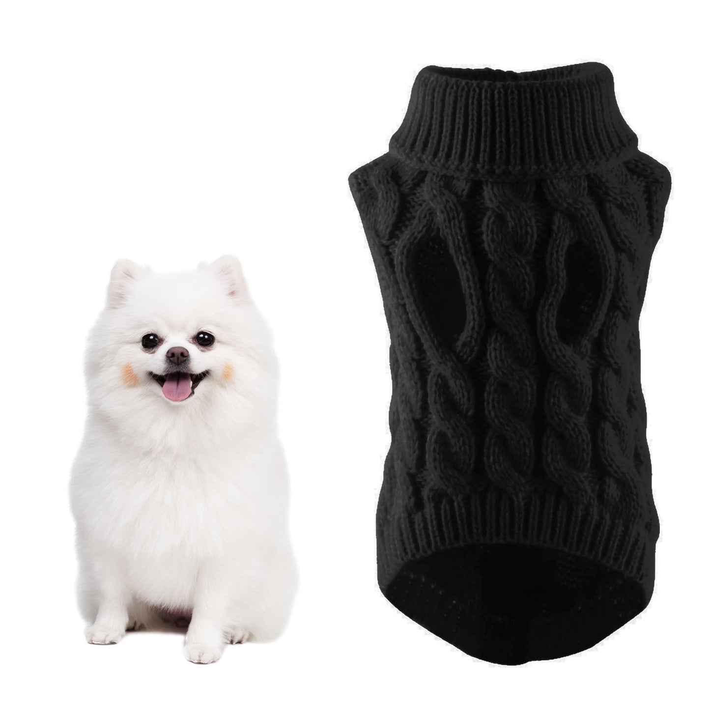 Warm Dog Sweater Jacket For Winter