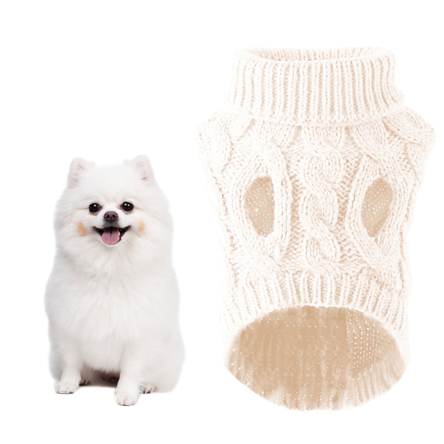 Warm Dog Sweater Jacket For Winter
