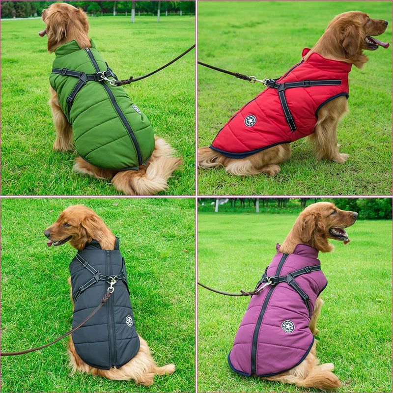 Waterproof Winter Pet Dog Coat Pet Clothes Puppy Outfit Vest Warm Dog Clothes