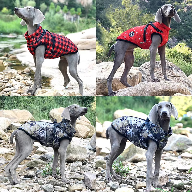 Waterproof Winter Pet Dog Coat Pet Clothes Puppy Outfit Vest Warm Dog Clothes