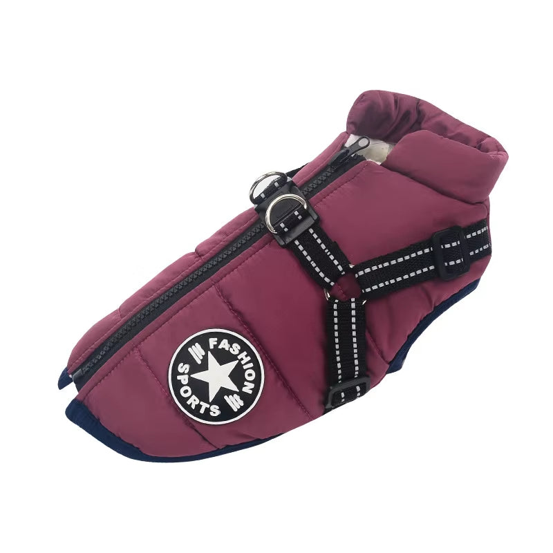 Waterproof Winter Pet Dog Coat Pet Clothes Puppy Outfit Vest Warm Dog Clothes