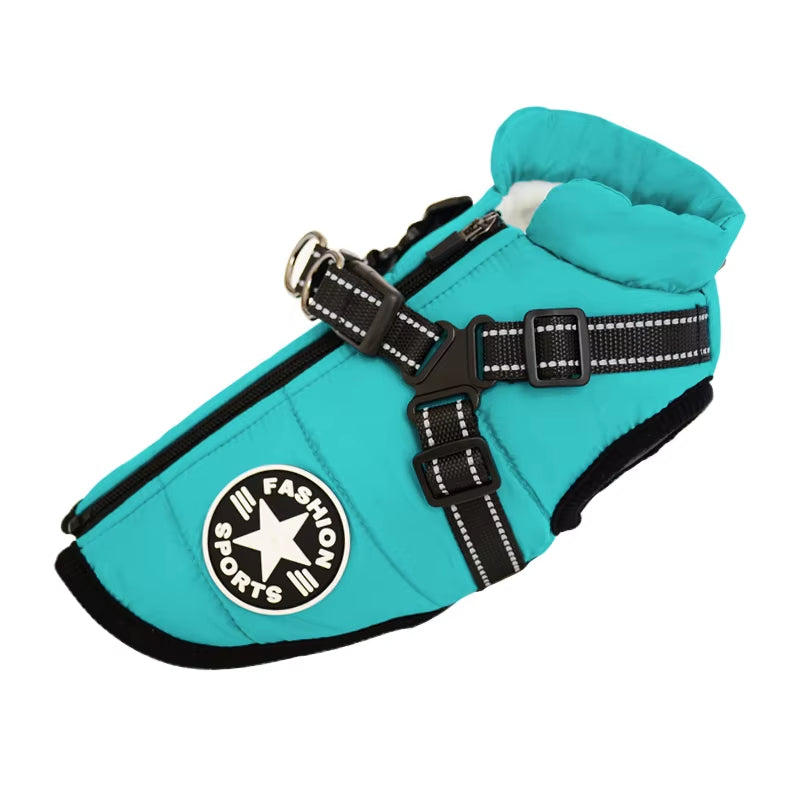 Waterproof Winter Pet Dog Coat Pet Clothes Puppy Outfit Vest Warm Dog Clothes