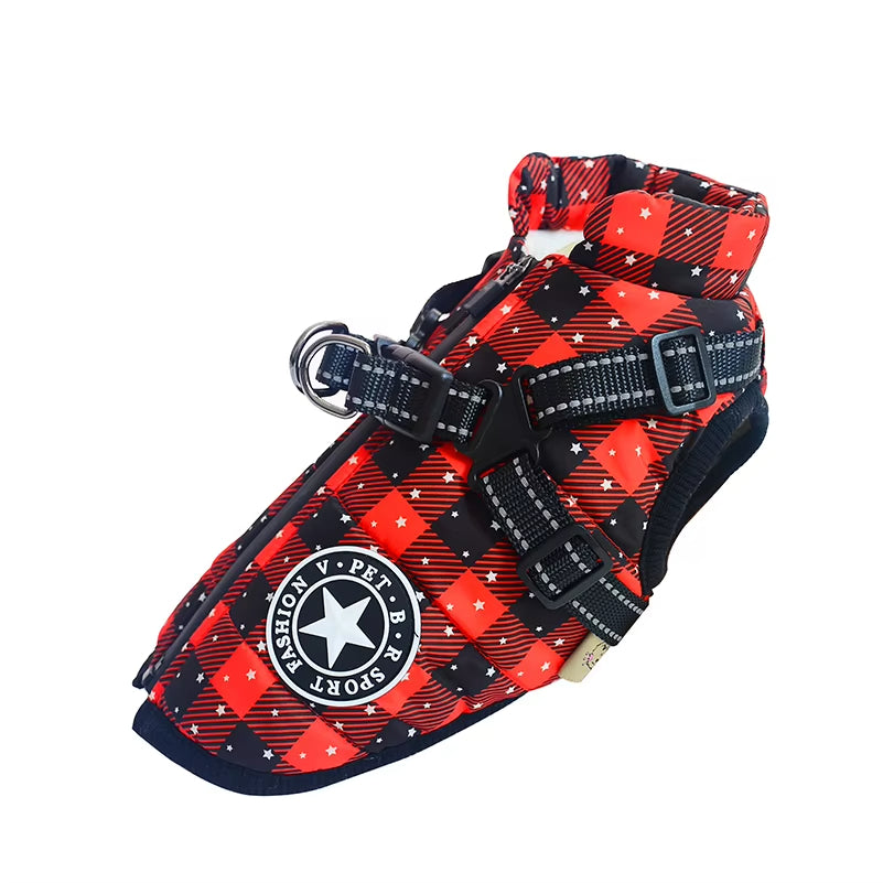 Waterproof Winter Pet Dog Coat Pet Clothes Puppy Outfit Vest Warm Dog Clothes