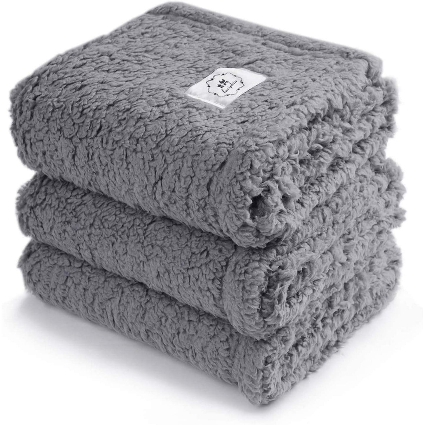 1 Pack 3 Calming Premium Fleece Pet Blankets For Dog Cats