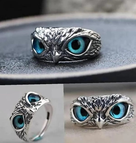 Adjustable Owl Ring