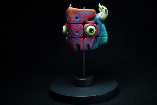 Artists Handmade Art Monster Sculpture Rubik's Cube Toys