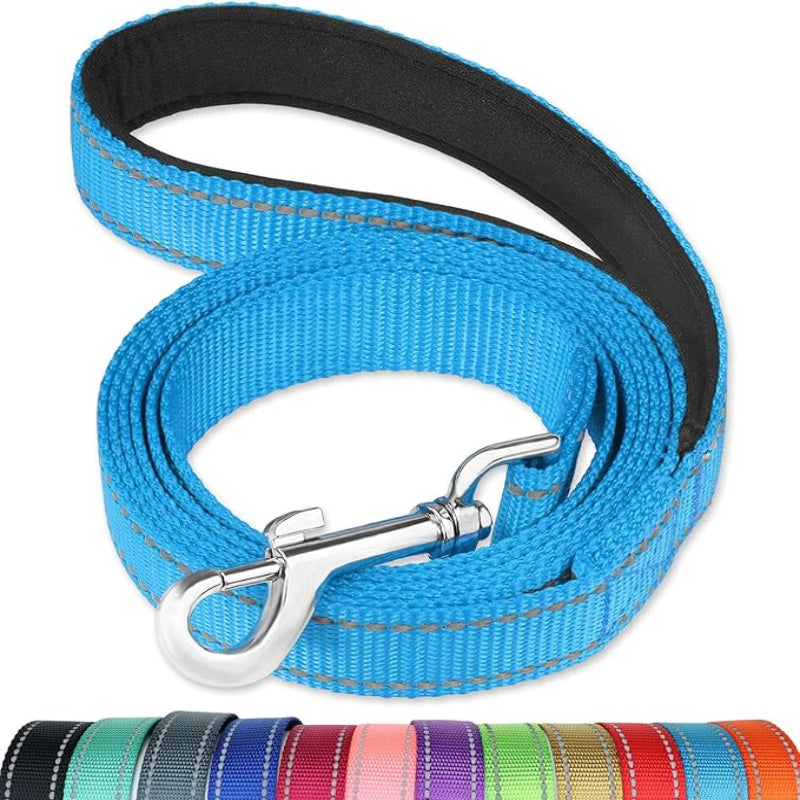 6 FT Reflective Training Dog Leash with Soft Padded Handle