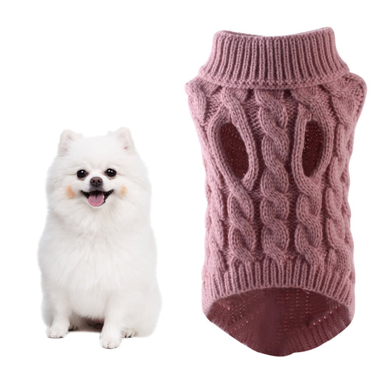 Warm Dog Sweater Jacket For Winter