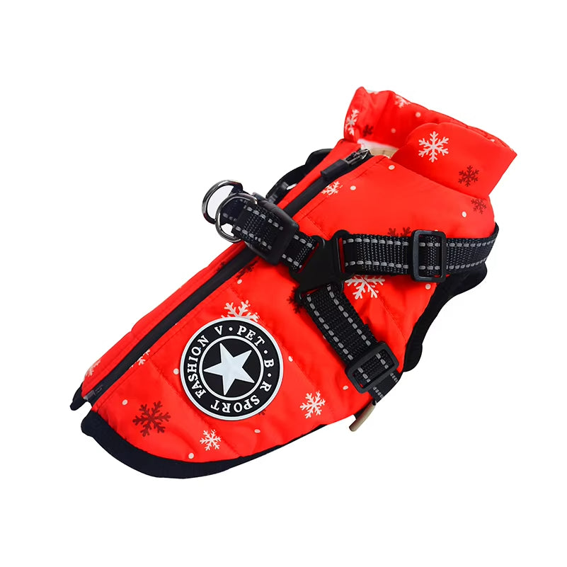 Waterproof Winter Pet Dog Coat Pet Clothes Puppy Outfit Vest Warm Dog Clothes